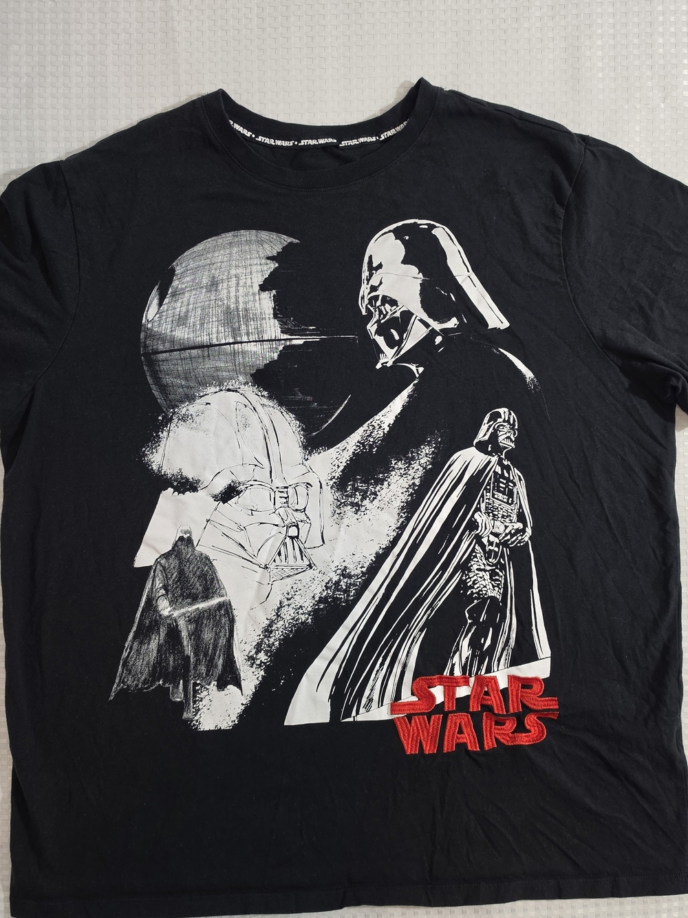 Disney Parks Star Wars Darth Vader Graphic T-Shirt XXL - Embroidered Logo